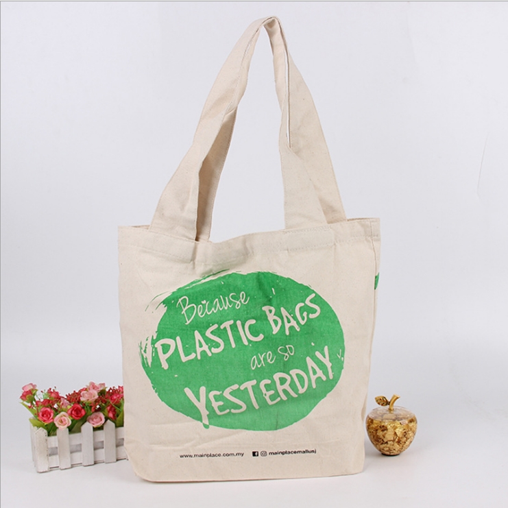 Poly-cotton canvas tote bag